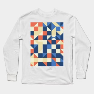 geometric design Long Sleeve T-Shirt